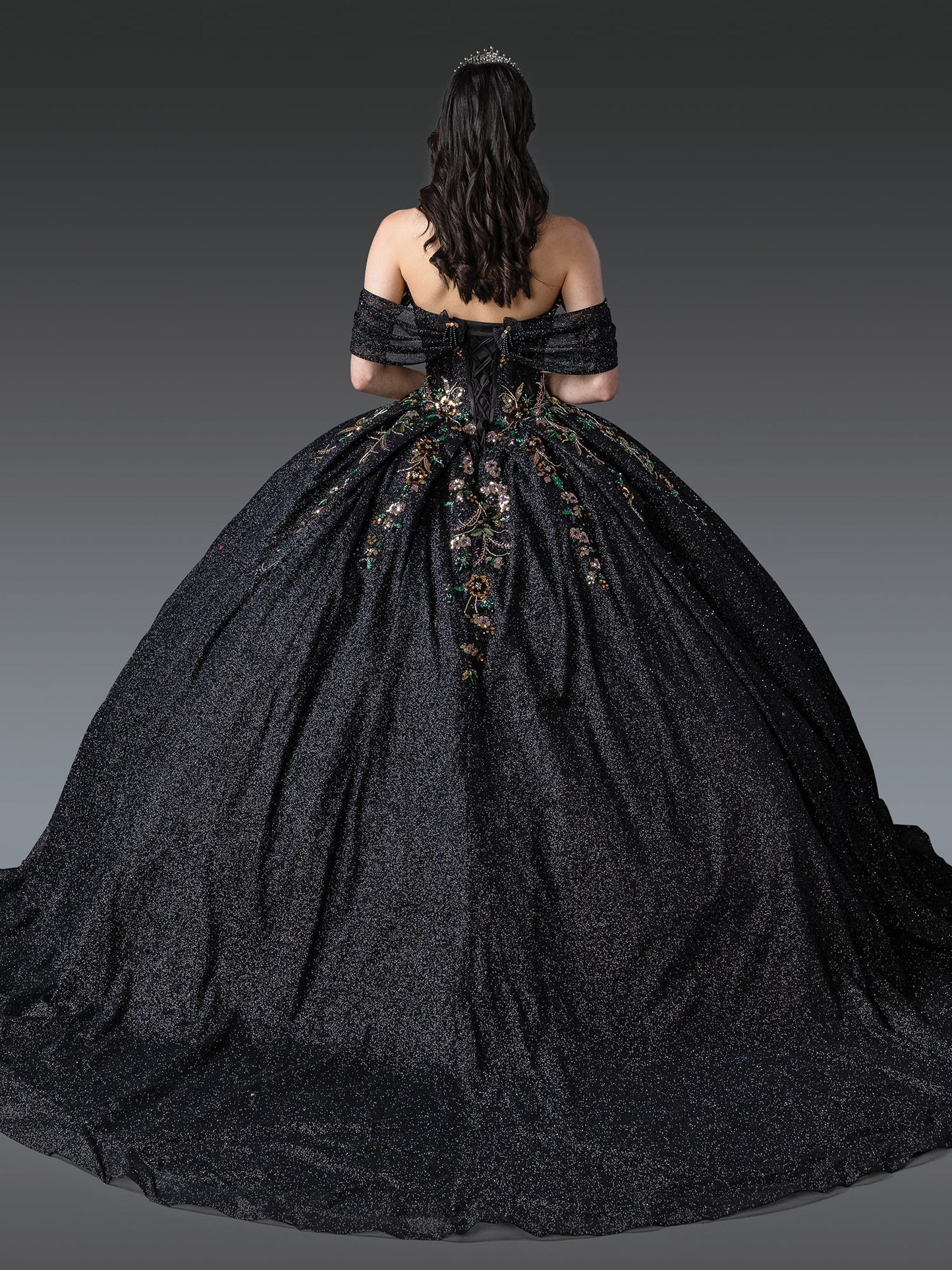 Luxurious Off-Shoulder Ball Gown Quinceañera Dress with Intricate Embroidery and Beaded Bodice Quinceanera Dress