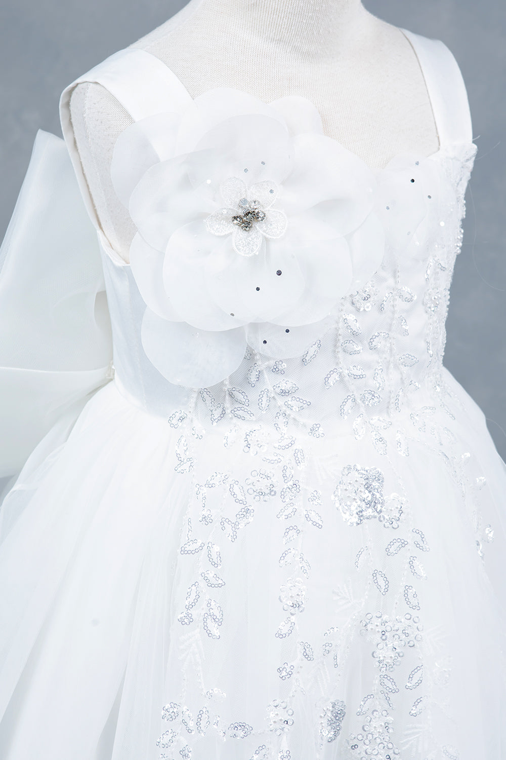 STYLE NO : 9178 OFF SHOULDER RIBBON DRESS