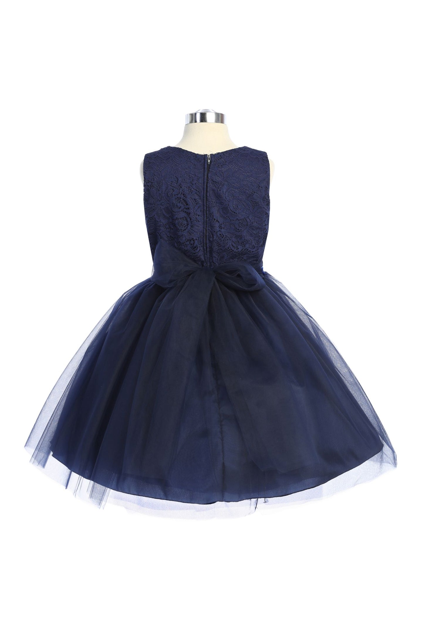 Style No. 528 Stretch Lace Tulle Dress (Plus Size)