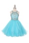 STYLE NO : 5022 Radiant Rhinestone Halter Party Dress