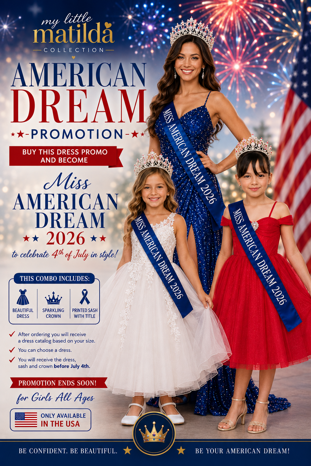 Become Miss American Dream 2026 – Limited 4th of July Promotion!