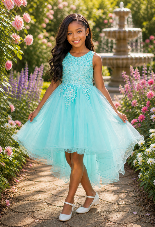 Style #9086 Stunning sleeveless tulle dress