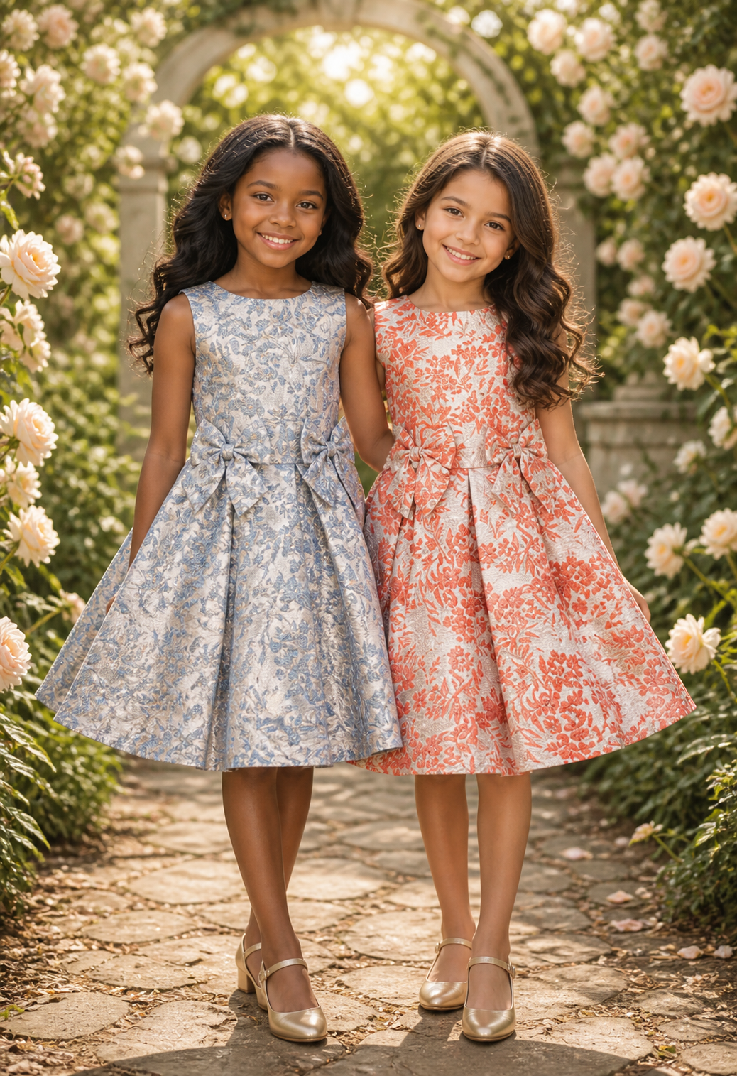 STYLE NO : 9168 ✨Timeless Radiance Jacquard Dress