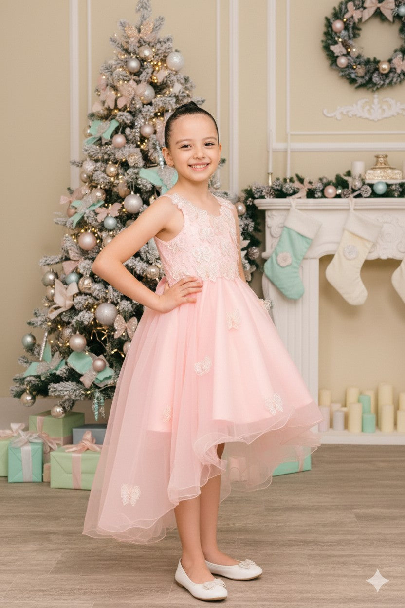 ✨ Whimsical Butterfly Tulle High-Low Dress ✨ Style 9210