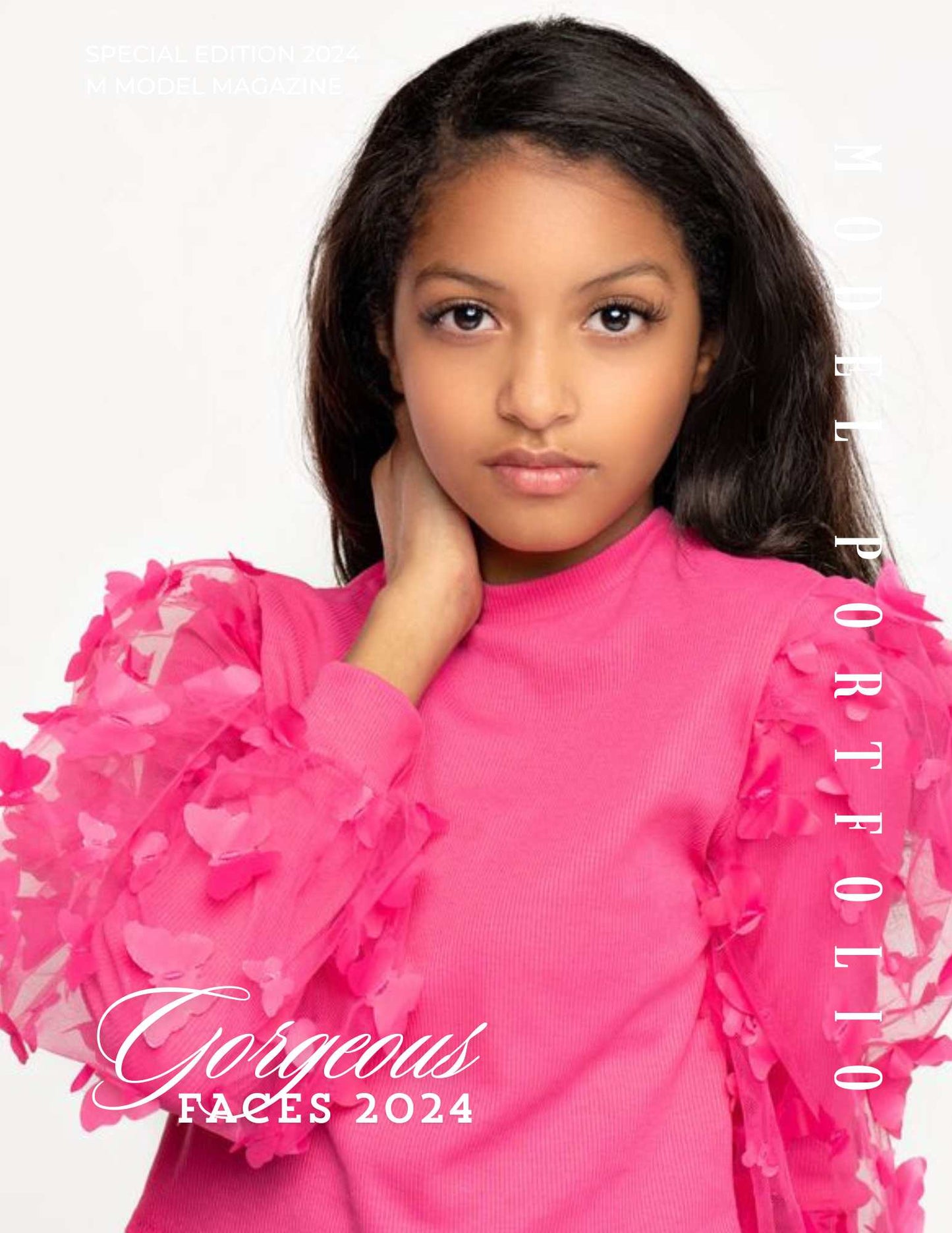 Model Portfolio Most Gorgeous Faces of 2024 HENNESSEY BACON Includes 1 Print Copy (Copy)