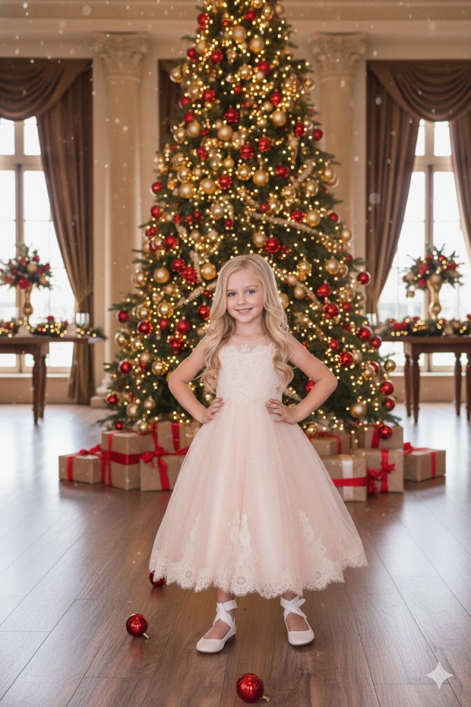 Style No. 7007 Lace Appliqué Illusion Bateau Dress