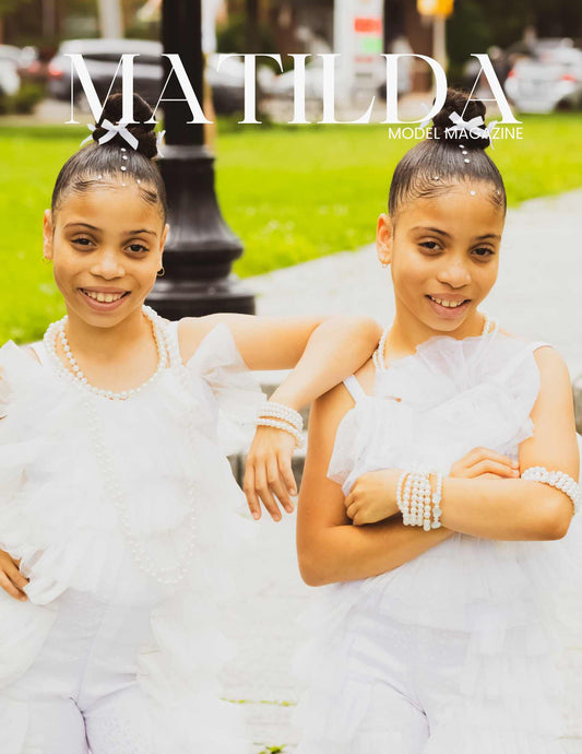 Matilda Model Magazine Natalia and Nyeema Dimitriou (Twins) Includes 1 Print Copy